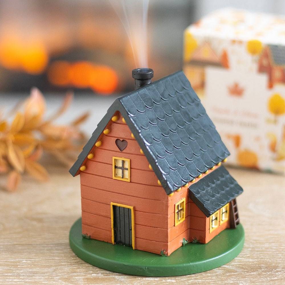 Something Different - Brown House Incense Cone Burner Incense burner - Multicolours